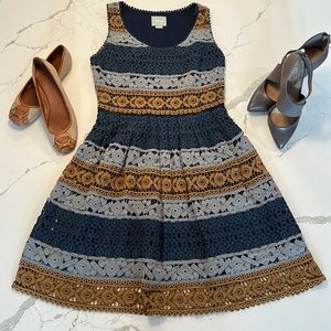 Maeve by Anthropology Crochet Lace Dress
